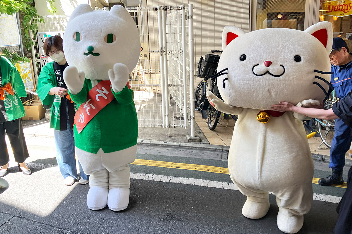 たまにゃんとりそにゃん