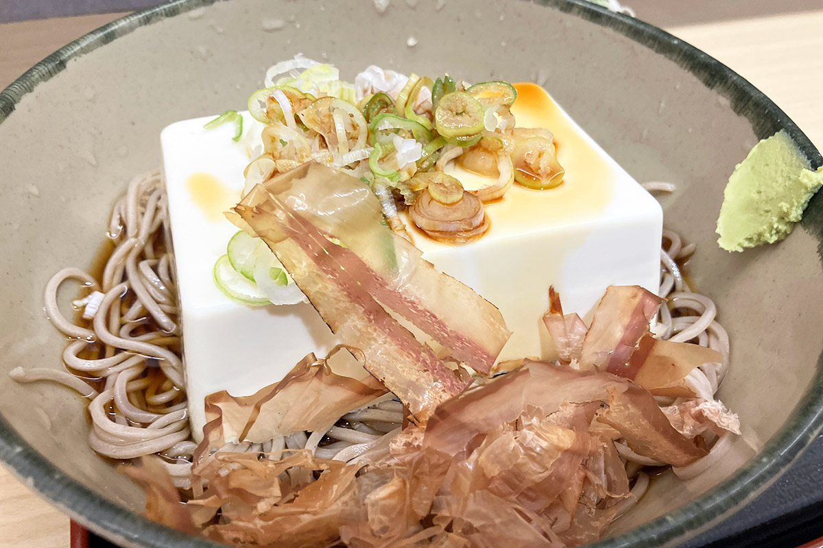 箱根そば「豆腐一丁そば」