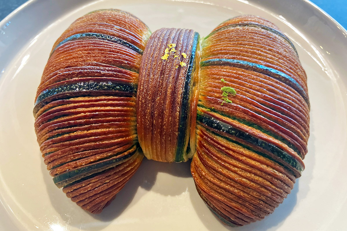 TOKYO VEGAN BAKESの、抹茶クリーム「リボンデニッシュ」