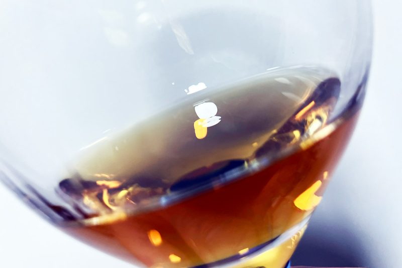 別日、この日は食後にショットでJean-Luc Pasquet「Cognac XO Vieille Réserve」を味わう